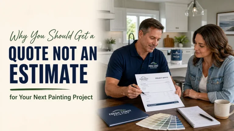Why You Should Get a Quote Instead of an Estimate for Your Next Painting Project