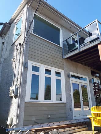 Apartment exterior look