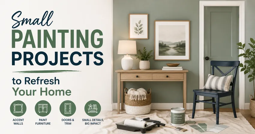 Small Painting Projects to Refresh Your Home