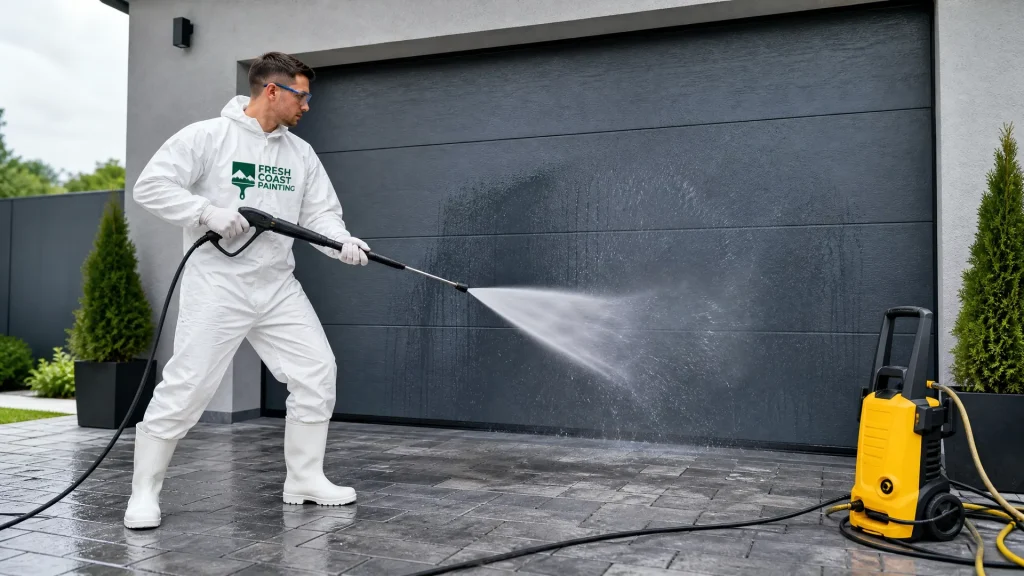 Paying Attention to Detail for paint Garage Doors