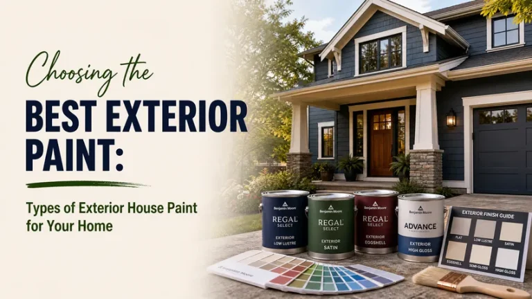 Choosing the Best Exterior Paint: Types of Exterior House Paint for Your Home