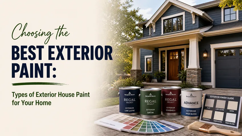 Choosing the Best Exterior Paint: Types of Exterior House Paint for Your Home