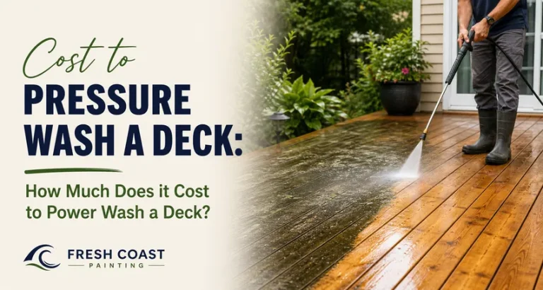 Cost to Pressure Wash a Deck: How Much Does it Cost to Power Wash a Deck?