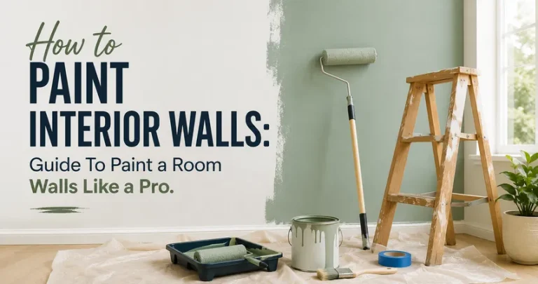 How to Paint Interior Walls Guide To Paint a Room Walls Like a Pro