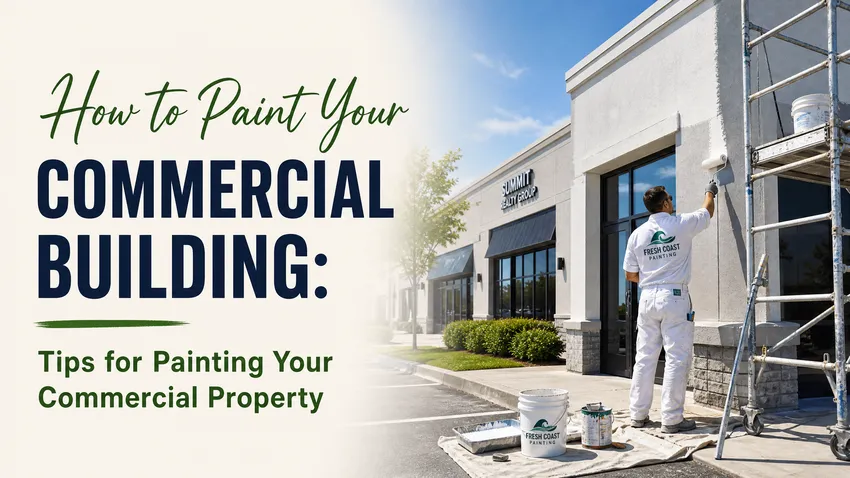 how to paint a commercial building